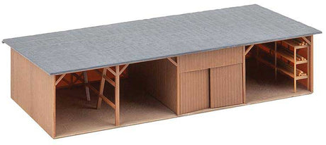 Wood Storage Shed -- Kit - 7-3/8 x 3-5/8 x 1-3/4"  18.8 x 9.2 x 4.4cm-2