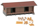 Wood Freight House/Goods Shed -- Kit - 6-1/4 x 3-5/16 x 2-5/16" 16 x 8.4 x 5.9cm-2