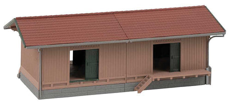 Wood Freight House/Goods Shed -- Kit - 6-1/4 x 3-5/16 x 2-5/16" 16 x 8.4 x 5.9cm-3