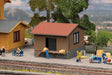 Small Wooden Freight Shed -- Kit - 3-3/16 x 3-3/16 x 2-5/16"  8.1 x 8.2 x 5.9cm-1