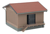 Small Wooden Freight Shed -- Kit - 3-3/16 x 3-3/16 x 2-5/16"  8.1 x 8.2 x 5.9cm-3