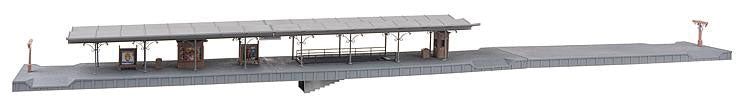 Friedrichstadt Station Platform -- Kit - 36-5/8 x 4-1/8 x 2-1/4"  93.1 x 10.5 x 5.8cm, Depth 8-13/16"  2.1cm