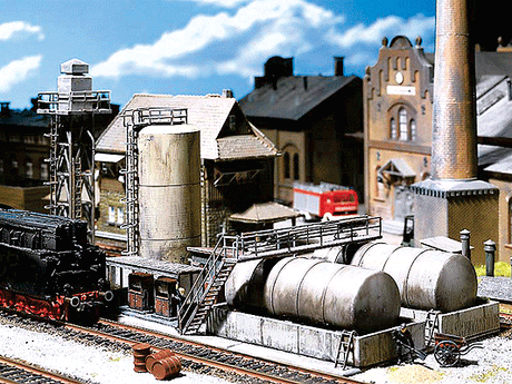 Diesel Fuel Facility -- 8-7/8 x 4-7/8"  22.5 x 12.4cm
