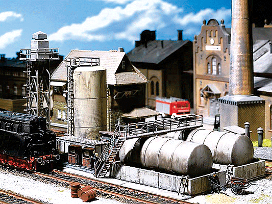 Diesel Fuel Facility -- 8-7/8 x 4-7/8"  22.5 x 12.4cm