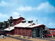 2-Stall Enginehouse -- 8-1/4 x 6-1/8"  21 x 15.7cm