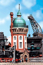Bielefeld Water Tower -- 3-1/2 x 3-1/2 x 9-3/4"  9 x 9 x 24.5cm