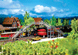 2-Track Steel Footbridge -- 7 x 4-3/4"  18 x 11.9cm