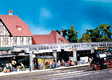 Glass Train Shed w/Accessories -- 19-1/4 x 2-1/8"  48.8 x 5.3cm