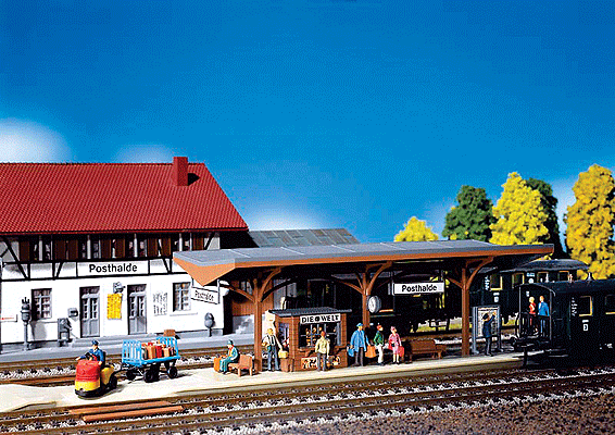 Covered Platform -- 11-1/2 x 2-1/4"  29.5 x 5.3cm