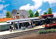 Roofed Platform w/Accessories -- 17-3/4 x 1-7/8"  45 x 4.8cm