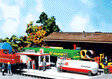 German Railways Service Station -- 8 x 3-3/4 x 1-1/2"  20.1 x 9.4 x 3.9cm