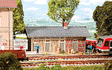 Maintenance Building/Tool House - Kit (Plastic) -- Weathered 5-15/16 x 3 x 3-1/16"  15.1 x 7.7 x 7.8cm