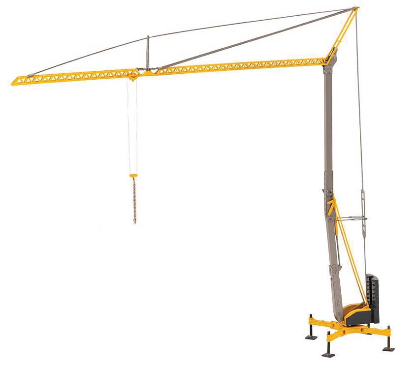 Construction Crane -- Kit - 13-7/8 x 2-15/16 x 12-5/8"  35.2 x 7.5 x 32cm-2