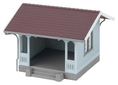 Bus Shelter/Waiting Room -- Kit - 3-3/16 x 3-3/16 x 2-1/4"  8.1 x 8.1 x 5.8cm-4