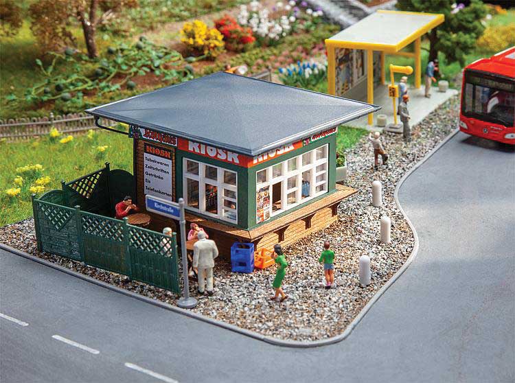Kiosk -- Laser-Cut Kit - 3-3/8 x 3-1/8 x 1-7/8"  8.5 x 8 x 4.7cm-1