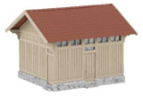 Station Restroom Building -- Laser-Cut Kit - 3-3/16 x 2-13/16 x 2-3/8"  8.1 x 7.2 x 6cm-3