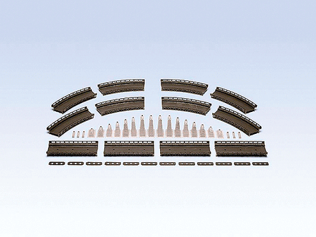 Up & Over Bridge Set For Marklin C-Track -- Radius R1/360 mm