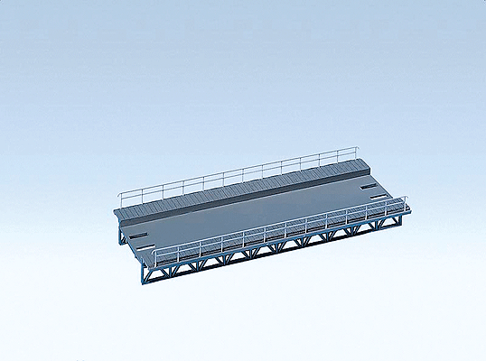 Bridge Track Bed for Marklin C-Track -- Straight 7-1/2" 18.9cm Tall (Use w/#470, 471 sold separately)