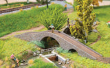 2 Pedestrian Footbridges -- Kit - 1 Each Stone Arch and Wooden-2