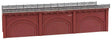 Brick Arcades with Track Bed -- Kit - 14-1/8 x 5-7/16 x 3-13/16"  35.8 x 13.8 x 9.7cm