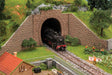 Single-Track Tunnel Portal pkg(2) -- Cut Stone, 2-3/4"  6.9cm-1