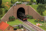 Single-Track Tunnel Portal pkg(2) -- Cut Stone, 2-3/4"  6.9cm-1
