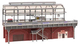 Double-Track Elevated Urban Train Station with Glass Train Shed -- Kit - 14-3/16 x 7-7/8 x 7-13/16"  36 x 20 x 19.8cm-3