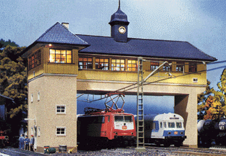 Overhead Signal Tower "Neustadt" -- 11-3/32 x 6-3/4 x 8-3/8"  28 x 16.8 x 21cm