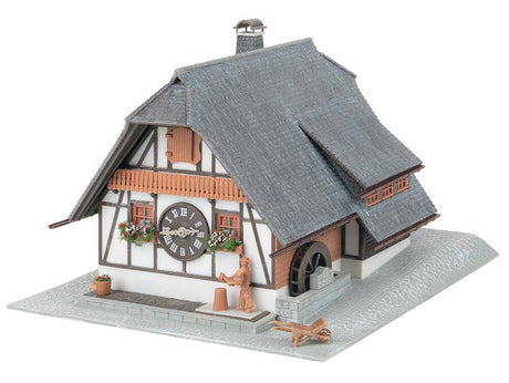 World's Largest Cuckoo Clock with Figure & Operating Clock -- Weathered Anniversary Kit - 6 x 5-1/8 x 4"  15.2 x 13 x 10.2cm-3
