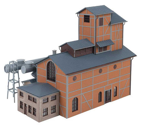 Steel Mill Blower House/Hall with Piping -- Kit - Brick Structure: 10-1/16 x 7-1/2 x 8-1/4"  25.6 x 19 x 21cm-3