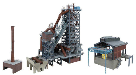 Steel Mill Blast Furnace with Casting Hall -- Kit - 27-3/8 x 17-11/16 x 21-7/16"  69.5 x 45 x 54.5cm-2