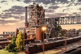 Steel Mill Blast Furnace with Casting Hall -- Kit - 27-3/8 x 17-11/16 x 21-7/16"  69.5 x 45 x 54.5cm-5