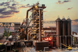 Steel Mill Blast Furnace with Casting Hall -- Kit - 27-3/8 x 17-11/16 x 21-7/16"  69.5 x 45 x 54.5cm-6