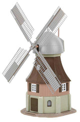Motorized Octagonal Dutch Windmill -- Kit - 3-7/8 x 6-7/8 x 8"  9.8 x 17.5 x 20.3cm-2