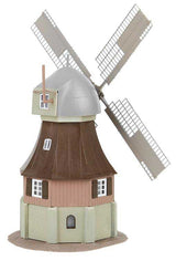 Motorized Octagonal Dutch Windmill -- Kit - 3-7/8 x 6-7/8 x 8"  9.8 x 17.5 x 20.3cm-3