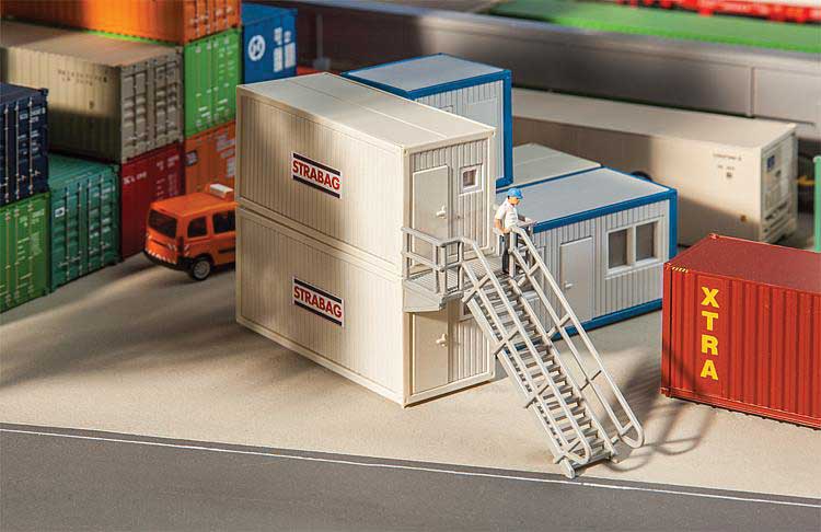 Portable Modular Container Offices with Staircase -- Kit-1