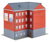 Corner Townhouse with Tattoo Parlor -- Kit - 8-1/4 x 6-1/8 x 7-3/4" 21 x 15.5 x 18.5cm-3