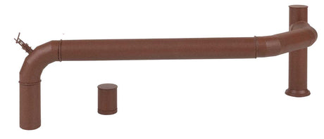 Gasometer Gas Storage Tank with Piping -- Kit - 6-5/16 x 6-5/16 x 7-1/16"  16 x 16 x 18cm-7