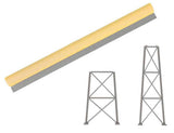 Conveyor Belt with Dust Cover - Kit -- 10-13/16 x 1 x 1/16" 27.5 x 2.6 x 2.7cm, w/2 Supports-2