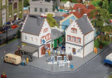 Hesselbach Gas Station -- Kit - 9-7/16 x 9-5/16 x 5-3/8" 24 x 23.7 x 13.7cm-1