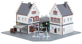Hesselbach Gas Station -- Kit - 9-7/16 x 9-5/16 x 5-3/8" 24 x 23.7 x 13.7cm-2