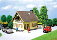 1-1/2 Story House -- 5-3/16 x 3-1/4"  13.2 x 8.3cm