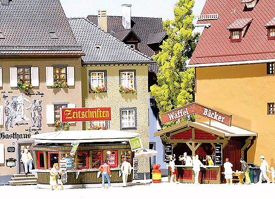 Newspaper & Waffle Stand