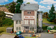 Flour Mill - Kit (Plastic) -- Weathered - 8-1/16 x 6-1/4 x 7-1/2"  20.5 x 15.8 x 19cm