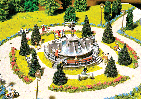 Ornamental Fountain -- Kit - 4-1/2 x 4-5/16"  11.5 x 11cm