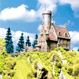 Lichtenstein Castle -- 5-1/2 x 2-15/16"  13.3 x 7.5cm