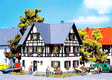 Half-Timbered 2-Family House -- 5-5/8 x 4-15/64 x 5-13/32"  14 x 10.6 x 13.5cm