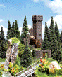 Castle Tower Ruins -- 5-11/16 x 3-1/8"  14.5 x 8cm