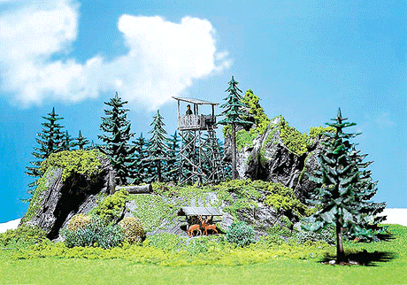 Hunter's Lookout -- 1-9/16 x 1-3/16"  4 x 3cm