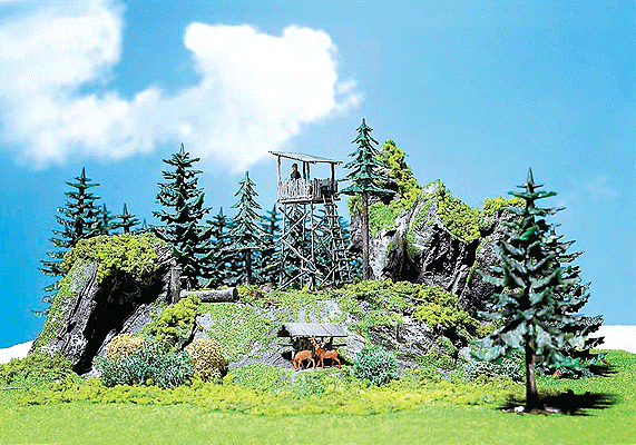 Hunter's Lookout -- 1-9/16 x 1-3/16"  4 x 3cm